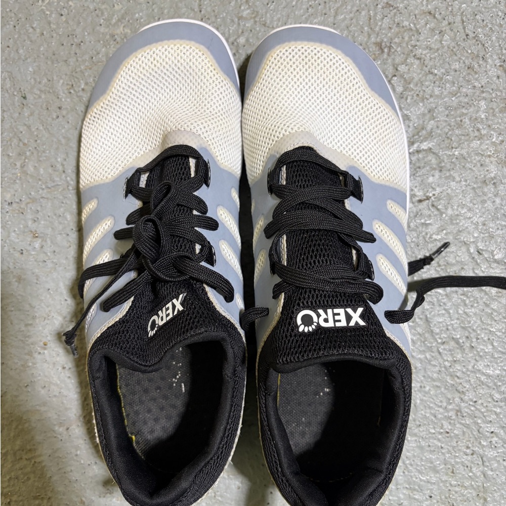 Women's Forza Runner Athletic Shoe - Black with White Accents